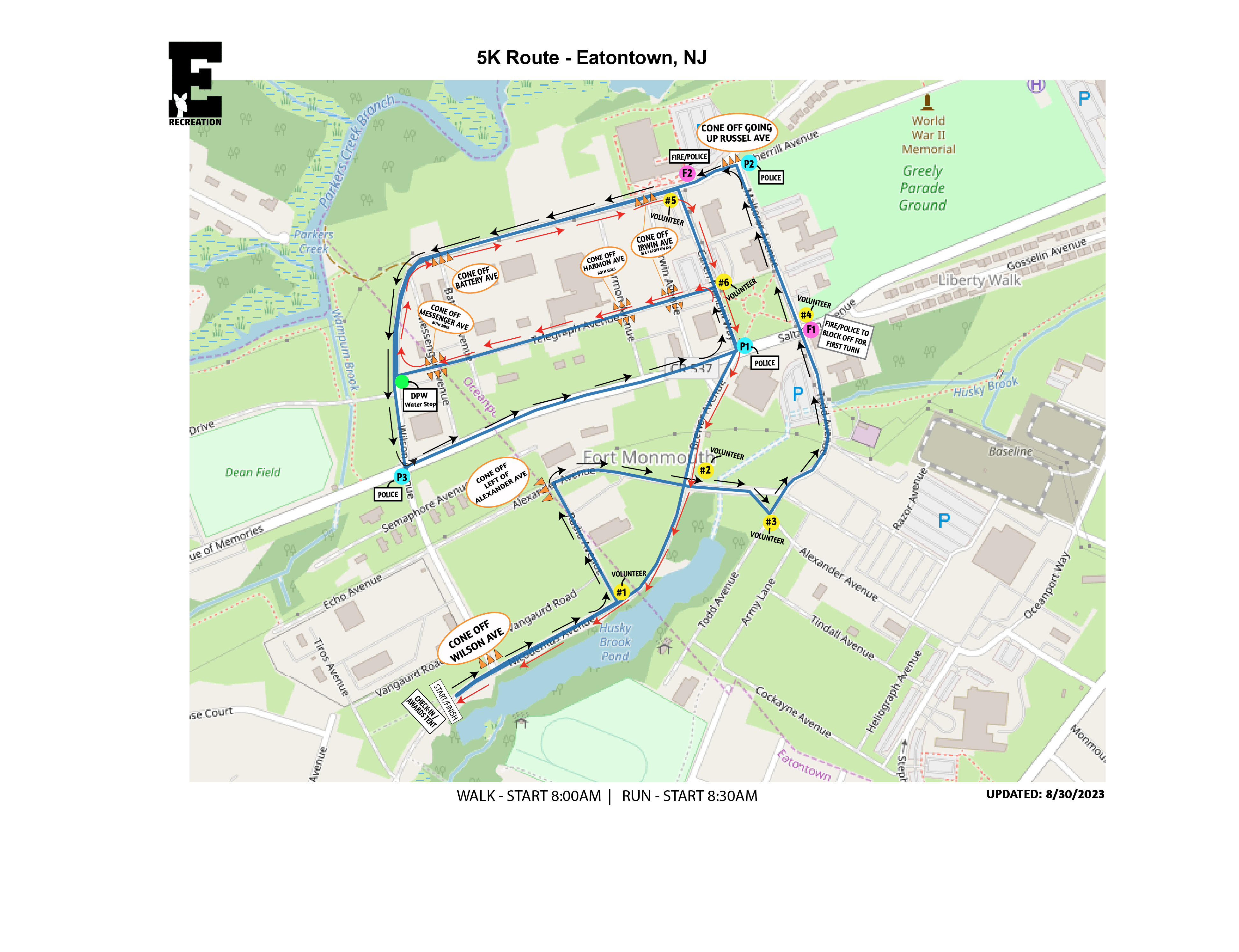 5K Route Map